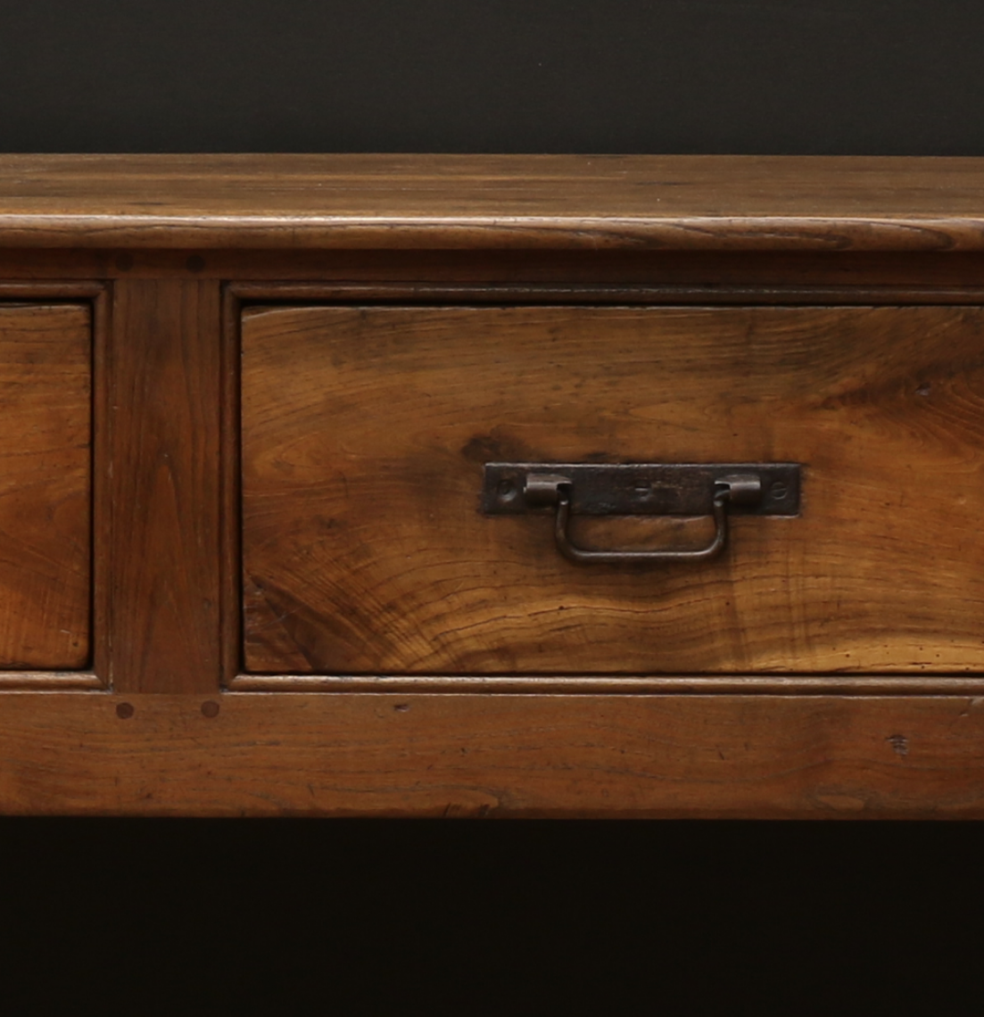 Chestnut Three Drawer Side Table